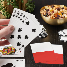 Polen flagga casinokort
