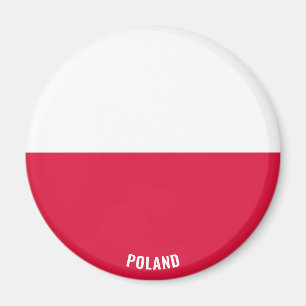 Polen Flagga Charming Patriotic Magnet