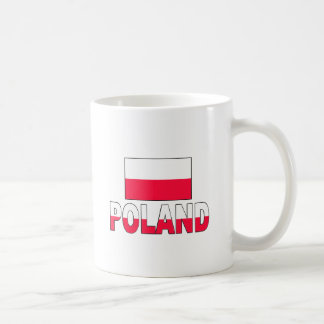 Polen flagga kaffemugg