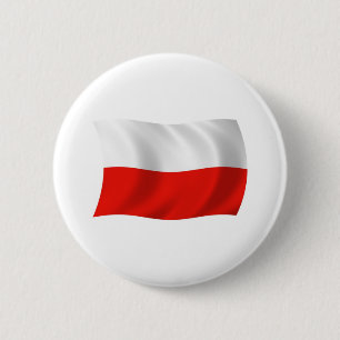 Polen Flagga Knapp