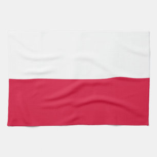 Polen Flagga Kökshandduk