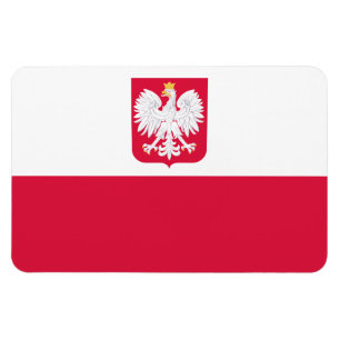 Polen Flagga Magnet