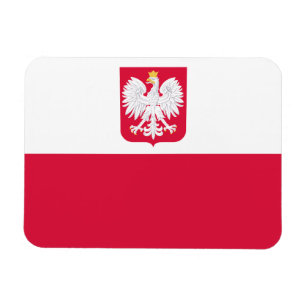 Polen Flagga Magnet