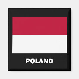 Polen* Flagga Magnet