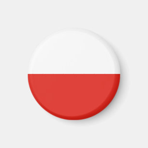 Polen flagga magnet
