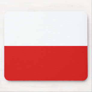 Polen Flagga Mousepad Musmatta