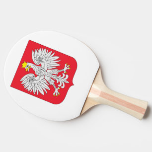 Polen flagga pingisracket