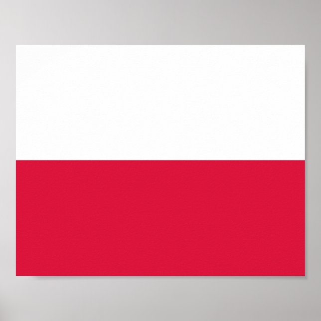 Polen Flagga Poster (Framsidan)