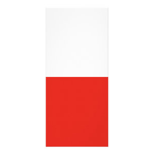 Polen flagga reklamkort