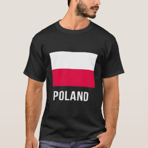 Polen Flagga Shirt polska T