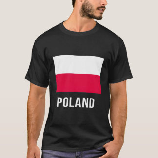 Polen Flagga Shirt polska T