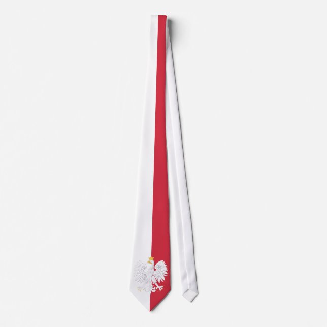 Polen flagga slips (Framsida)