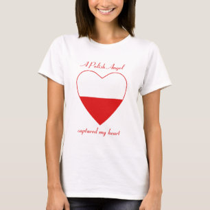 Polen Flagga Sötis T-Shirt