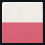 Polen Flagga Stenunderlägg<br><div class="desc">Polens patriotiska flagga.</div>