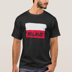 Polen Flagga T Shirt