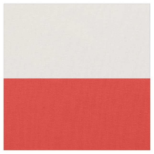 Polen flagga tyg (Närbild)