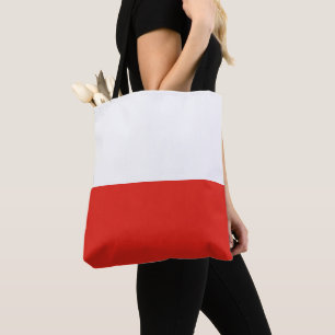 Polen flagga tygkasse