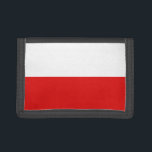 Polen Flagga Wallet<br><div class="desc">Polens flagga på framsidan av denna plånbok kommer att väcka polska minnen varje gång den dras ur fickan.</div>