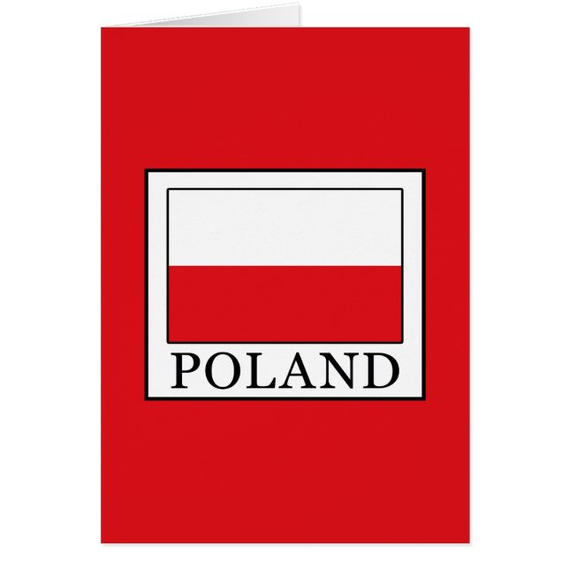 Polen Hälsningskort (Framsidan)