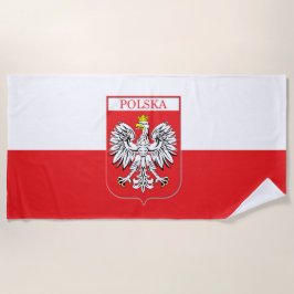 Polen handduk för flaggastrand