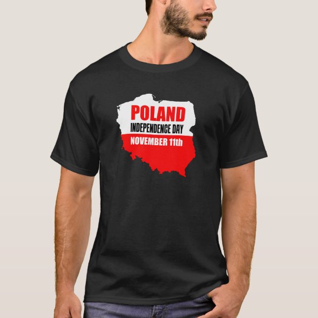 Polen Independence day den 11 november T Shirt (Framsida)
