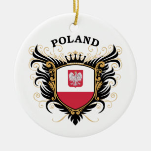 Polen Julgransprydnad Keramik