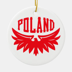 Polen Julgransprydnad Keramik