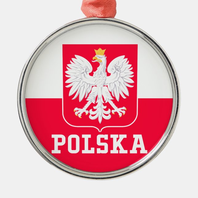 Polen Julgransprydnad Metall (Framsidan)