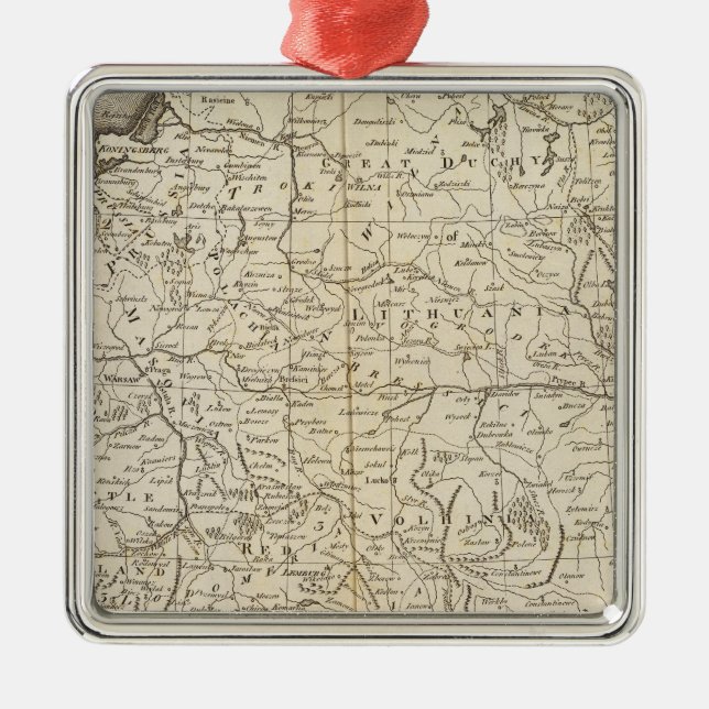 Polen Julgransprydnad Metall (Framsidan)