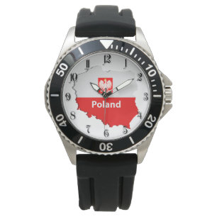 Polen karta armbandsur