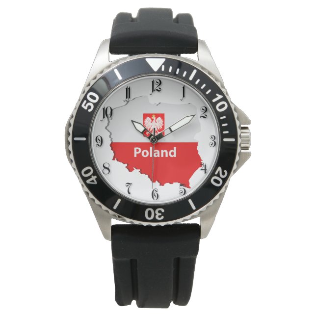 Polen karta armbandsur (Framsida)