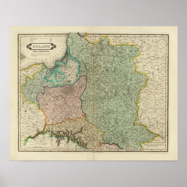 Polen, Litauen 2 Poster (Framsidan)