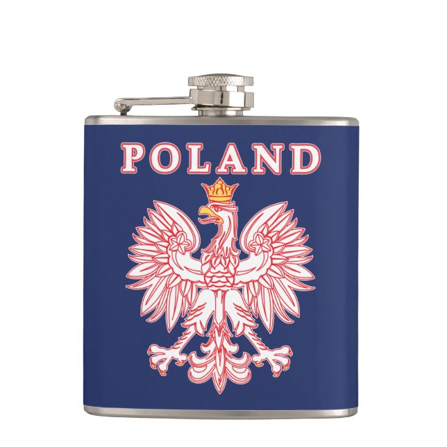 Polen med rött polskt öre fickplunta (Framsidan)