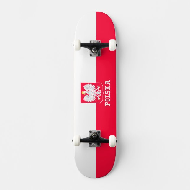 Polen Mini Skateboard Bräda 18,5 Cm (Framsida)