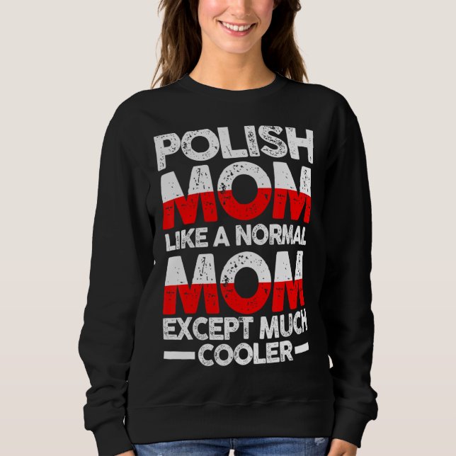 Polen Mor Mamma Polen T Shirt (Framsida)