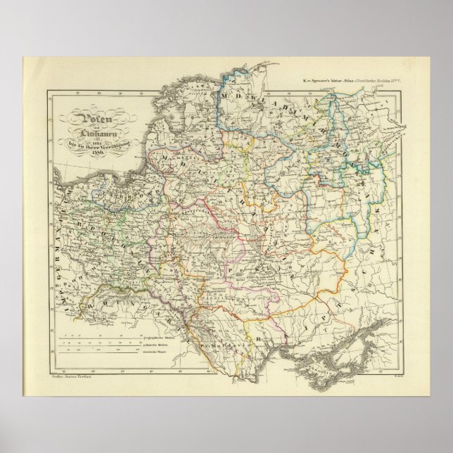 Polen och Litauen 1125-1386 Poster (Framsidan)