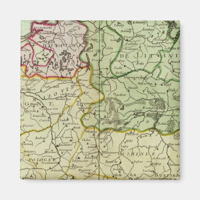 Polen och Litauen Magnet (Framsidan)