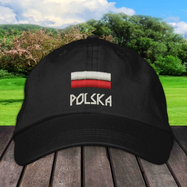 Polen och polska Flagga mode / Polska Patriots Broderad Keps (Skapare uppladdad)
