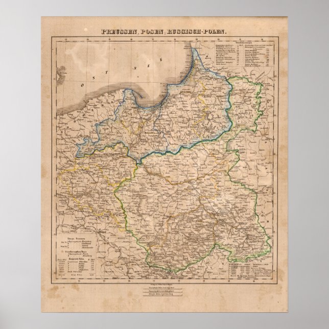 Polen och Ryssland Poster (Framsidan)