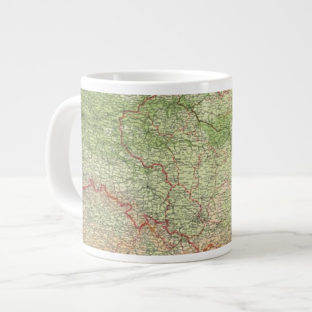 Polen och Tjeckien Jumbo Mugg (Framsida vänster)