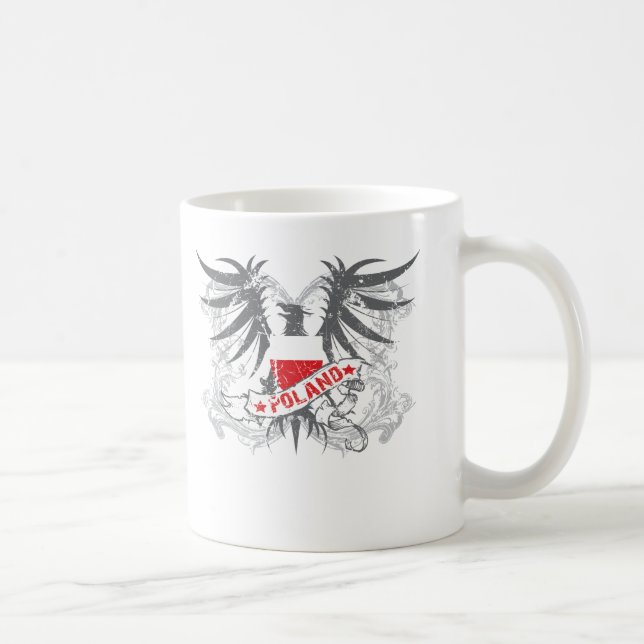 Polen påskyndade kaffemugg (Höger)