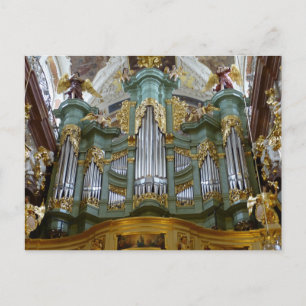 Polen Pipe Organ Vykort