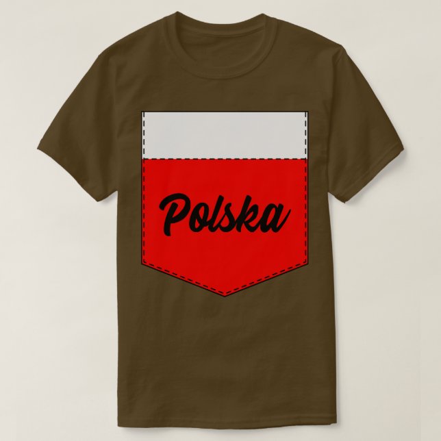 Polen Pocket T Shirt (Design framsida)