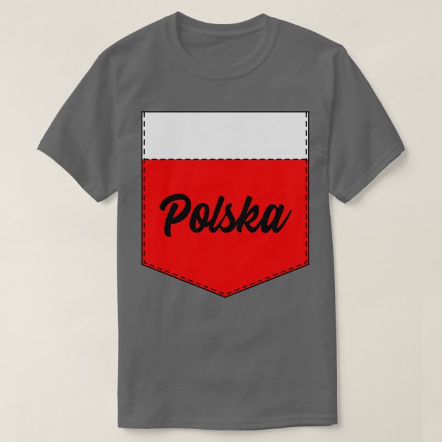 Polen Pocket T Shirt (Design framsida)