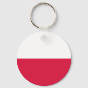 Polen (polsk) Flagga Nyckelring