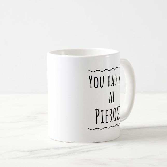 Polen Polsk Funny Pierogi Gift Idea Mugg (Framsida höger)