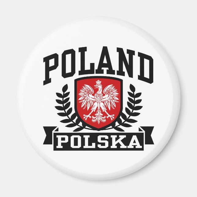 Polen Polska Magnet (Framsidan)