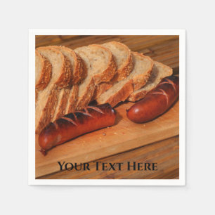 Polen Polska polska Food Kielbasa SaUsa Pappersservett