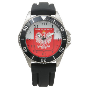 Polen Polska Polska Polski Polski Eagle Emblem Armbandsur
