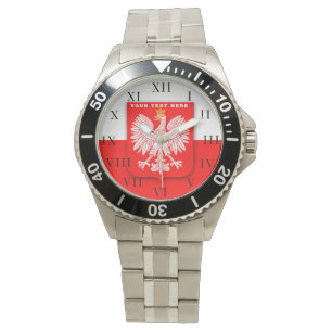 Polen Polska Polska Polski Polski Eagle Emblem Armbandsur
